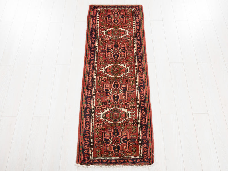 6' 4" x 2' 2" Excellent Hand-Knotted Vintage Small Tribal Runner Rug - Yasi & Fara 