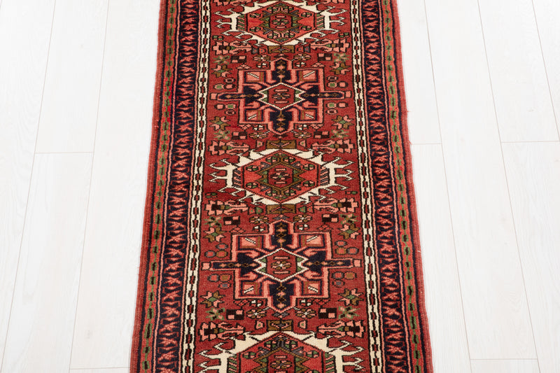 6' 4" x 2' 2" Excellent Hand-Knotted Vintage Small Tribal Runner Rug - Yasi & Fara 