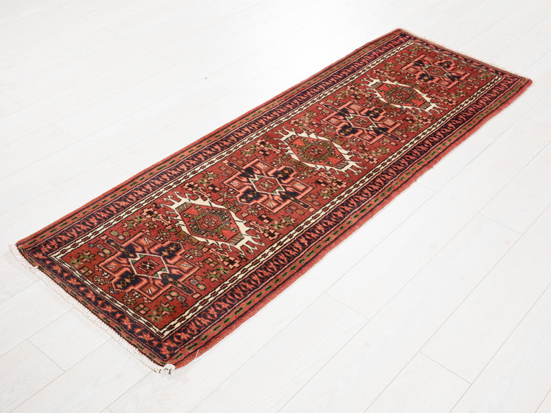 6' 4" x 2' 2" Excellent Hand-Knotted Vintage Small Tribal Runner Rug - Yasi & Fara 