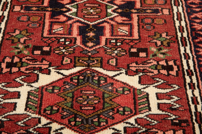 6' 4" x 2' 2" Excellent Hand-Knotted Vintage Small Tribal Runner Rug - Yasi & Fara 