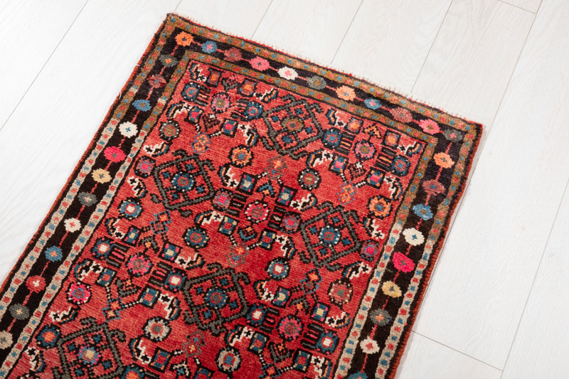 6' 11" x 1' 11" Excellent Hand-Knotted Vintage Small Runner Rug - Yasi & Fara 