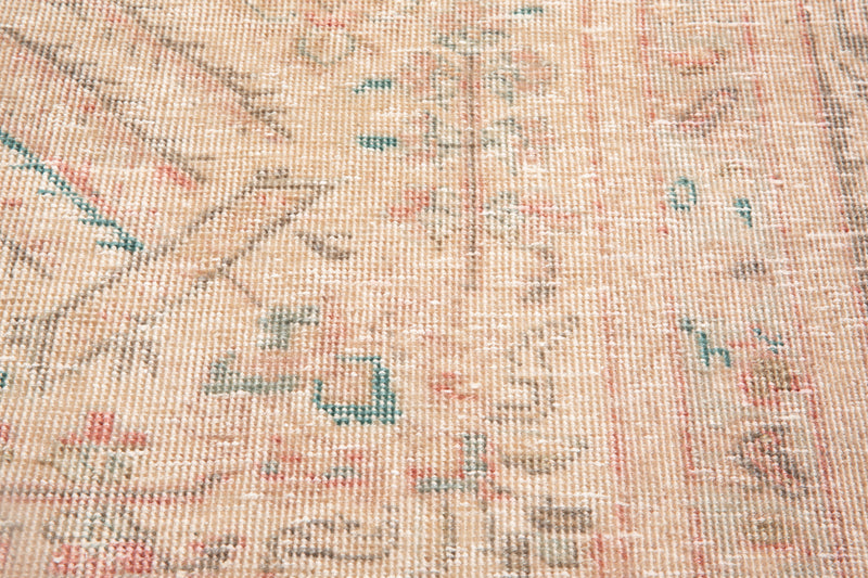 11' 10" x 9' Excellent Hand-Knotted Antique Neutral Faded Large Area Rug - Yasi & Fara 