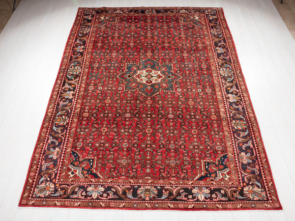 10' 9" x 7' 2" Excellent Hand-Knotted Collectible Tribal Rug