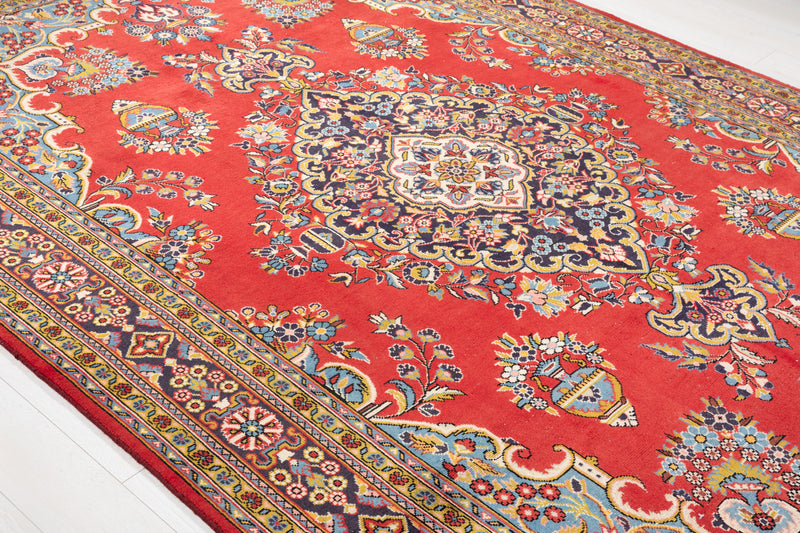 11' 2" x 7' 3" Excellent Hand-Knotted Antique Tribal Area Rug - Yasi & Fara 