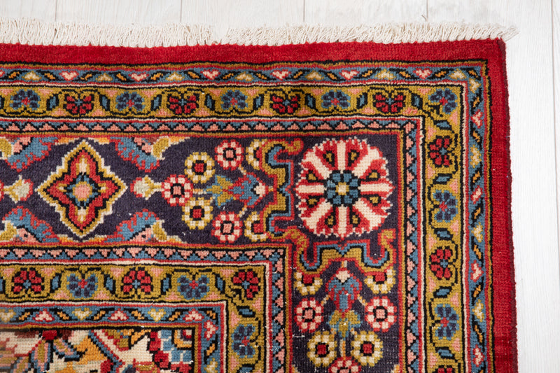 11' 2" x 7' 3" Excellent Hand-Knotted Antique Tribal Area Rug - Yasi & Fara 
