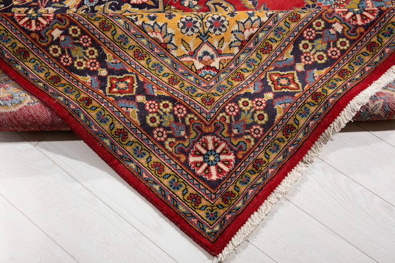 11' 2" x 7' 3" Excellent Hand-Knotted Antique Tribal Area Rug - Yasi & Fara 