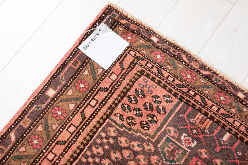 6' 7" x 3' 6" Excellent Hand-Knotted Vintage Tribal Rug