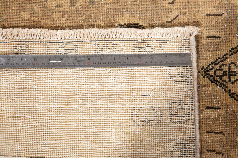 9' 8" x 6' 5" Excellent Hand-Knotted Antique Distressed Faded Area Rug - Yasi & Fara 