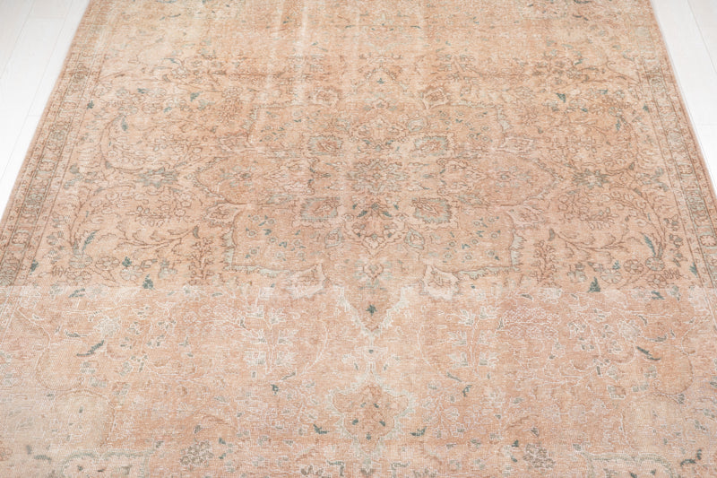 10' 7" x 7' 5" Excellent Hand-Knotted Antique Neutral Faded Area Rug - Yasi & Fara 