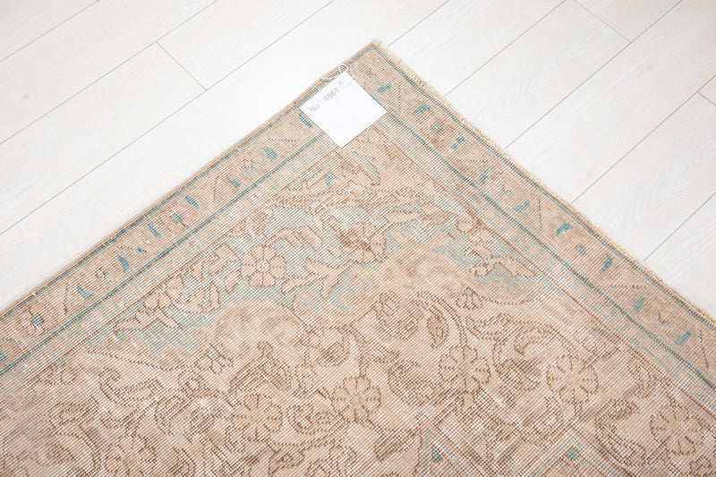 10' 5" x 7' 5" Excellent Hand-Knotted Antique Neutral Faded Area Rug - Yasi & Fara 