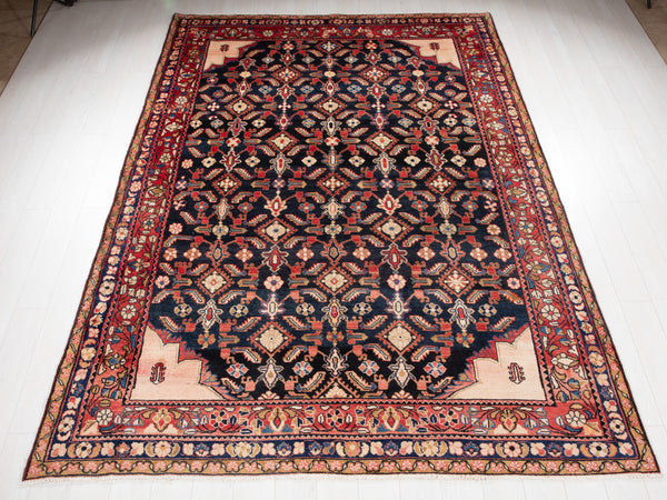 10' 8" x 7' 3" Excellent Hand-Knotted Antique Tribal Area Rug - Yasi & Fara 
