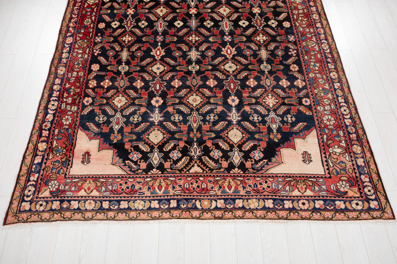 10' 8" x 7' 3" Excellent Hand-Knotted Antique Tribal Area Rug - Yasi & Fara 