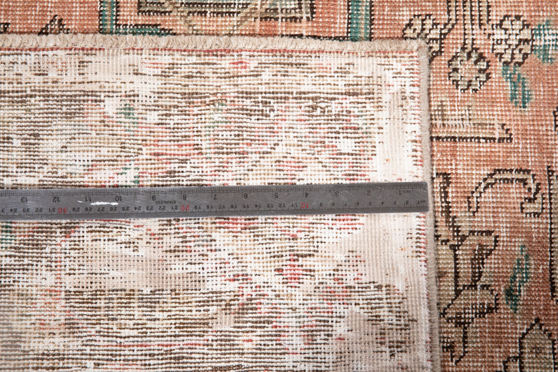 12' 5" x 9' 3" Excellent Hand-Knotted Antique Neutral Faded Large Area Rug - Yasi & Fara 