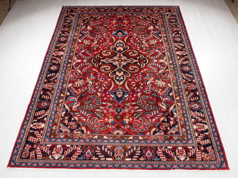 10' 5" x 7' 1" Excellent Hand-Knotted Collectible Tribal Area Rug - Yasi & Fara 