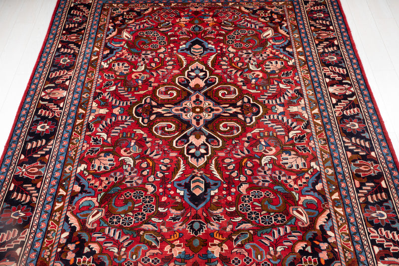 10' 5" x 7' 1" Excellent Hand-Knotted Collectible Tribal Area Rug - Yasi & Fara 
