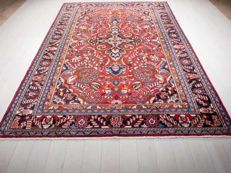 10' 5" x 7' 1" Excellent Hand-Knotted Collectible Tribal Area Rug - Yasi & Fara 