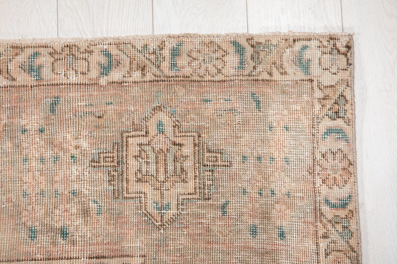 12' 2" x 9' 1" Excellent Hand-Knotted Antique Faded Large Area Rug - Yasi & Fara 