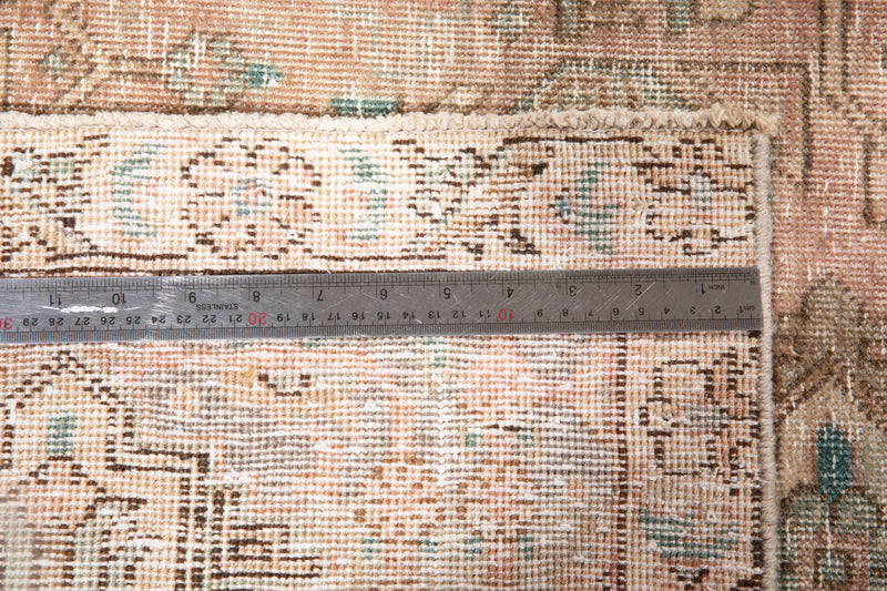 12' 2" x 9' 1" Excellent Hand-Knotted Antique Faded Large Area Rug - Yasi & Fara 