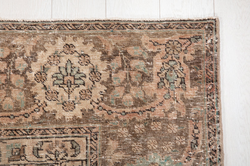 12' 8" x 9' 6" Excellent Hand-Knotted Antique Faded Large Area Rug - Yasi & Fara 