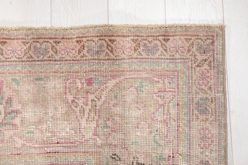 12' 5" x 9' 3" Excellent Hand-Knotted Antique Faded Large Area Rug - Yasi & Fara 
