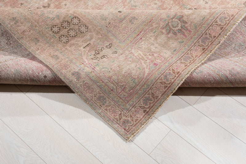 12' 5" x 9' 3" Excellent Hand-Knotted Antique Faded Large Area Rug - Yasi & Fara 