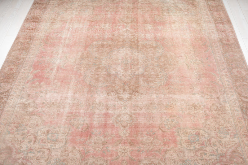 11' 2" x 8' 10" Excellent Hand-Knotted Antique Faded Area Rug - Yasi & Fara 