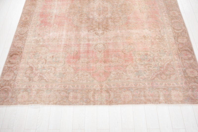 11' 2" x 8' 10" Excellent Hand-Knotted Antique Faded Area Rug - Yasi & Fara 