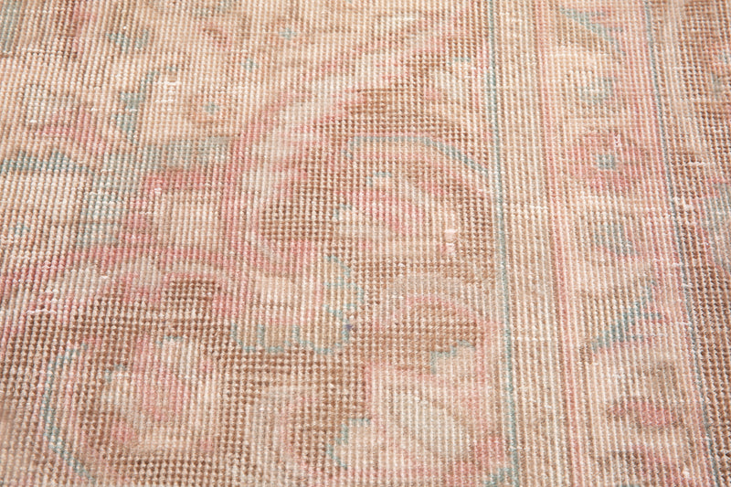 11' 2" x 8' 10" Excellent Hand-Knotted Antique Faded Area Rug - Yasi & Fara 
