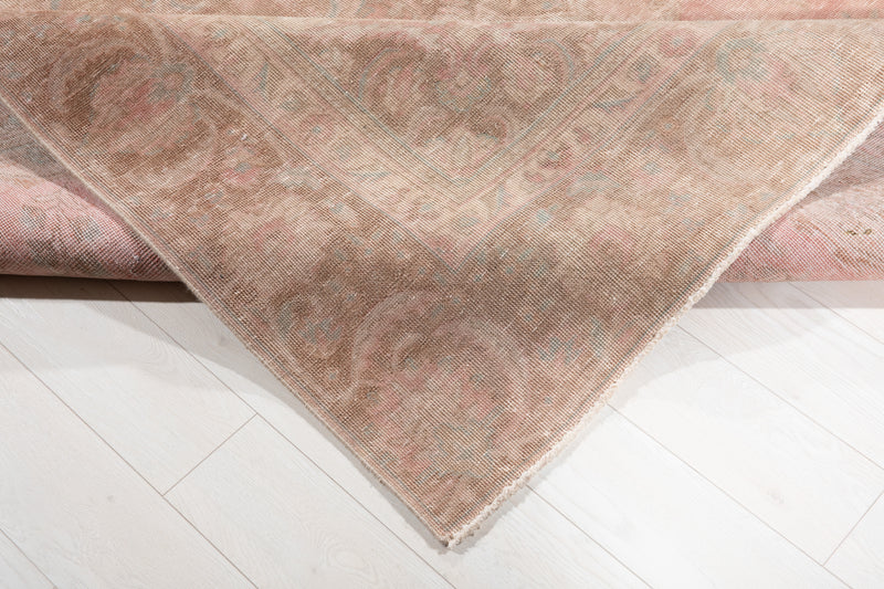 11' 2" x 8' 10" Excellent Hand-Knotted Antique Faded Area Rug - Yasi & Fara 
