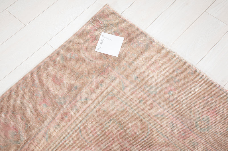 11' 2" x 8' 10" Excellent Hand-Knotted Antique Faded Area Rug - Yasi & Fara 