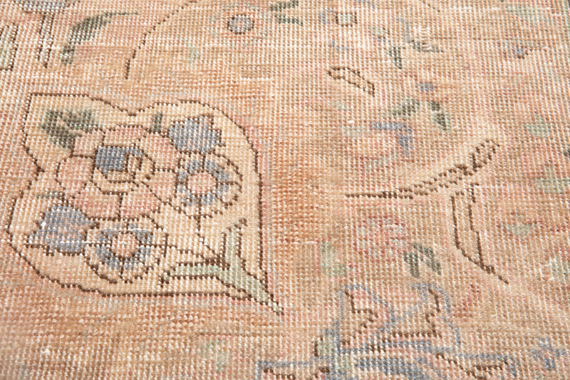 11' 9" x 8' 11" Excellent Hand-Knotted Antique Neutral Area Rug - Yasi & Fara 