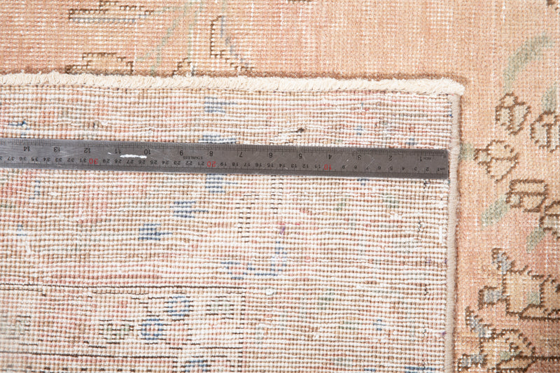 11' 9" x 8' 11" Excellent Hand-Knotted Antique Neutral Area Rug - Yasi & Fara 