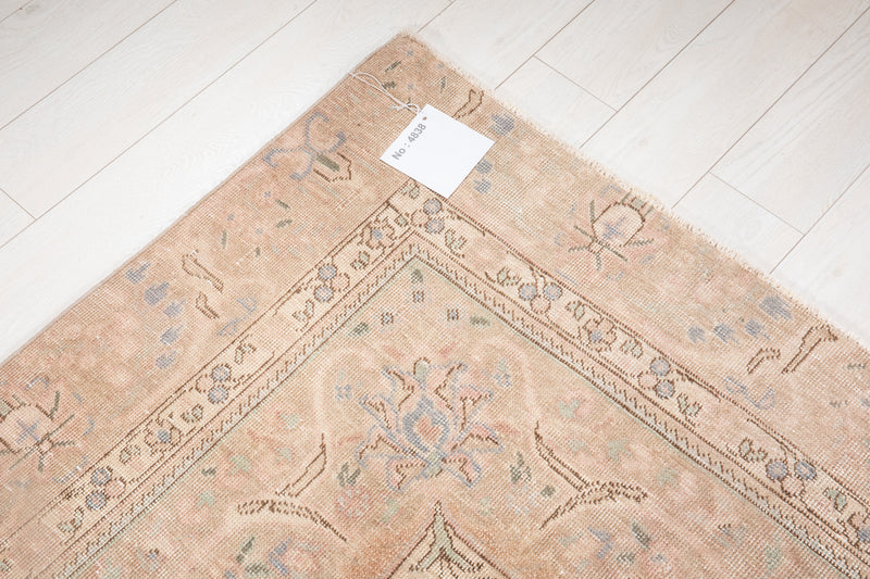 11' 9" x 8' 11" Excellent Hand-Knotted Antique Neutral Area Rug - Yasi & Fara 