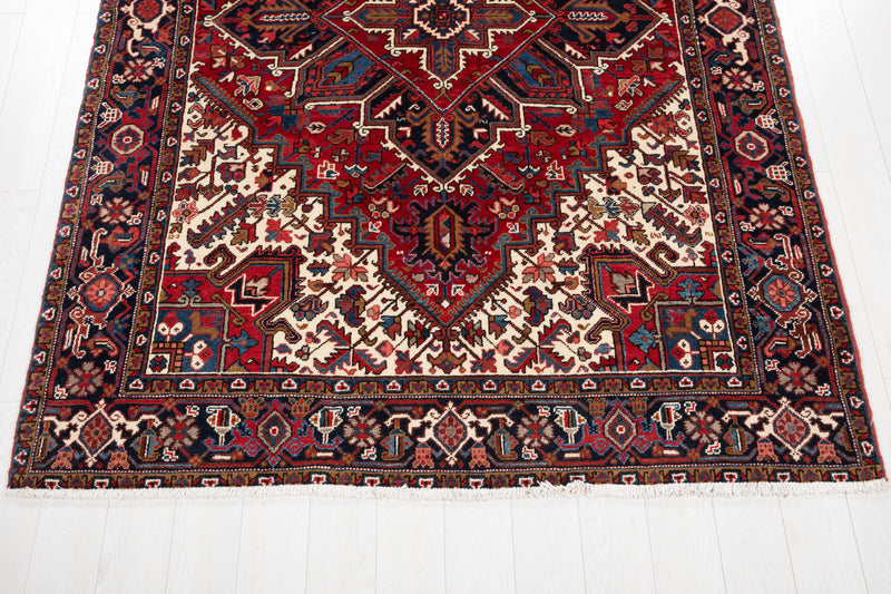 9' 1" x 6' 4" Excellent Hand-Knotted Collectible Fine Tribal Area Rug - Yasi & Fara 