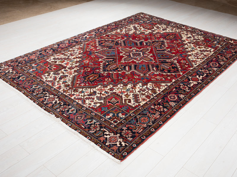9' 1" x 6' 4" Excellent Hand-Knotted Collectible Fine Tribal Area Rug - Yasi & Fara 
