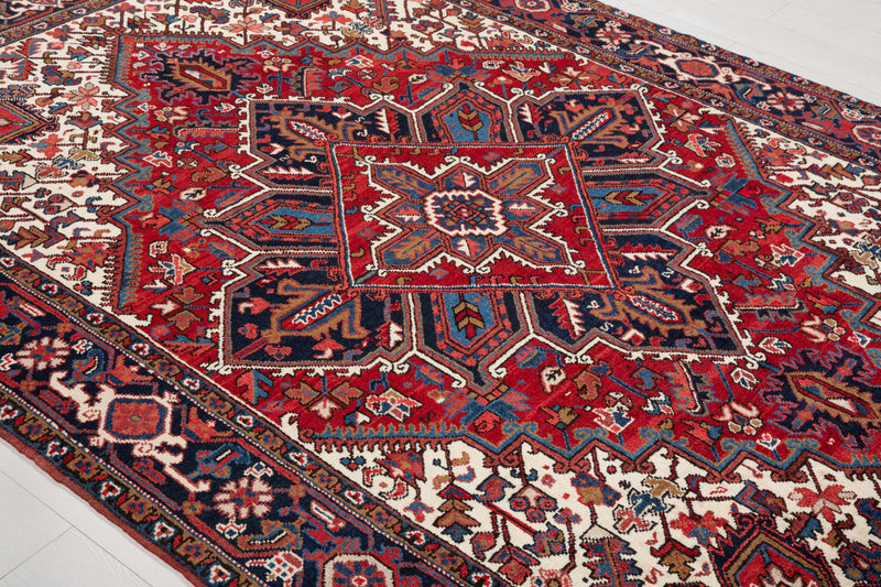 9' 1" x 6' 4" Excellent Hand-Knotted Collectible Fine Tribal Area Rug - Yasi & Fara 
