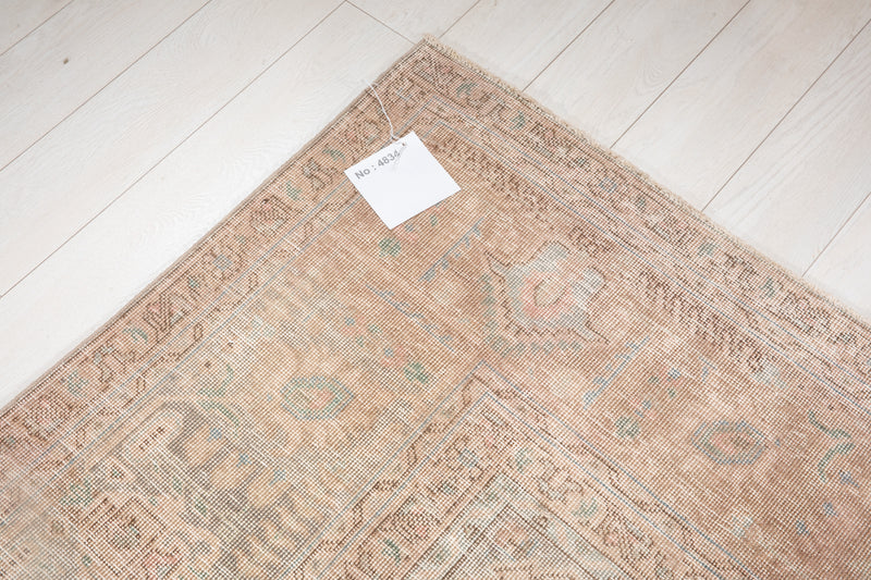 12' 7" x 9' 4" Excellent Hand-Knotted Antique Faded Neutral Large Area Rug - Yasi & Fara 