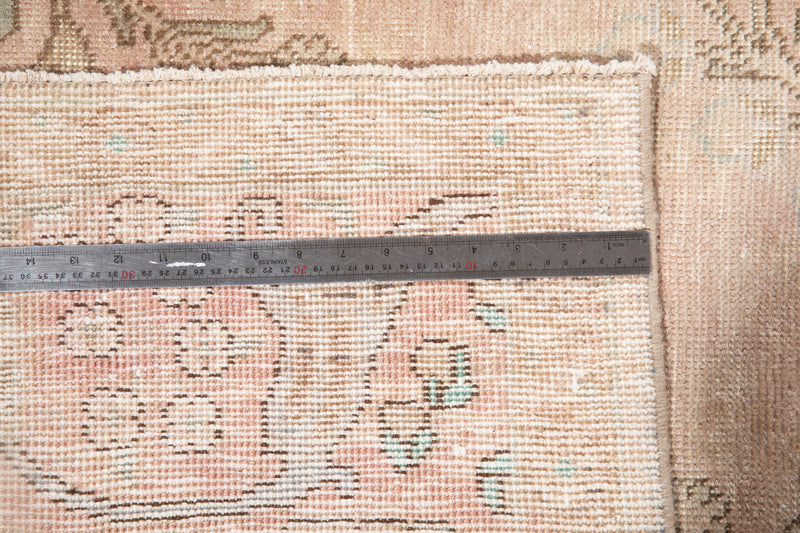 12' 7" x 9' 6" Excellent Hand-Knotted Faded Neutral Antique Large Area Rug - Yasi & Fara 
