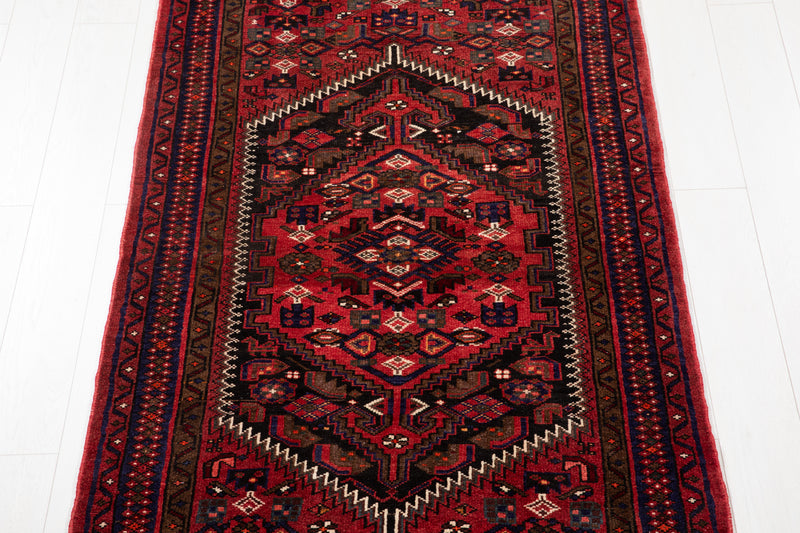 6' 6" x 3' 8" Excellent Hand-Knotted Vintage Tribal Rug