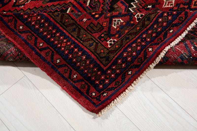 6' 6" x 3' 8" Excellent Hand-Knotted Vintage Tribal Rug