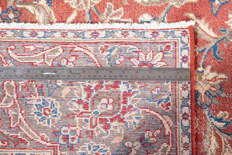 10' 11" x 7' 7" Excellent Hand-Knotted Antique Faded Large Area Rug - Yasi & Fara 
