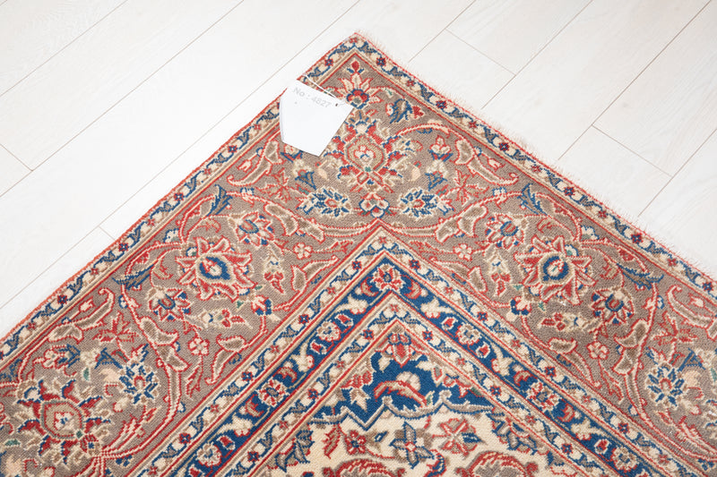 10' 11" x 7' 7" Excellent Hand-Knotted Antique Faded Large Area Rug - Yasi & Fara 