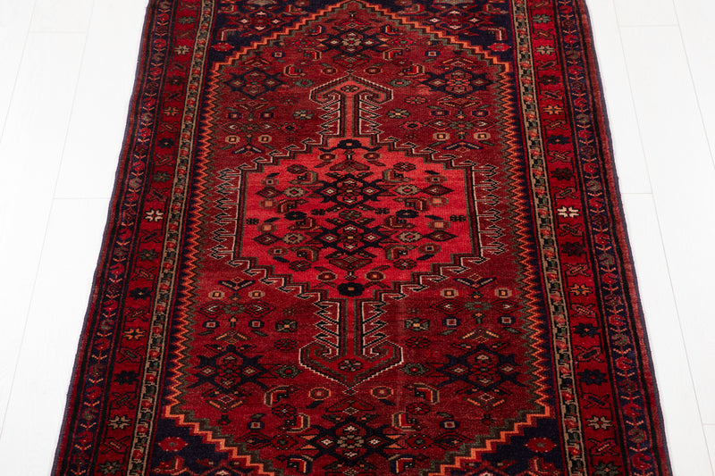 6' 6" x 3' 8" Excellent Hand-Knotted Vintage Tribal Rug