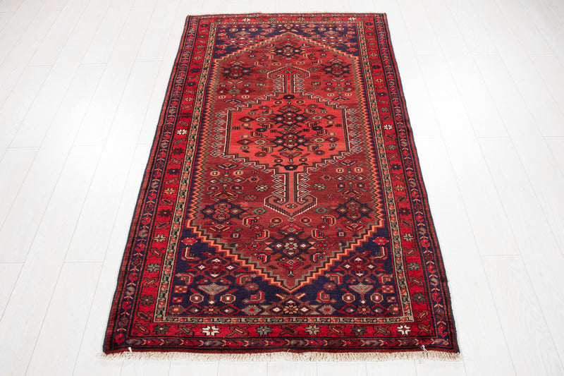 6' 6" x 3' 8" Excellent Hand-Knotted Vintage Tribal Rug
