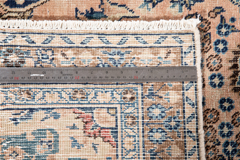 10' 1" x 6' 11" Excellent Hand-Knotted Antique Collectible Faded Area Rug - Yasi & Fara 