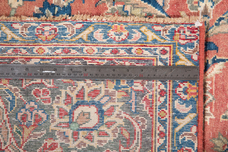 11' 6" x 7' 9" Excellent Hand-Knotted Antique Faded Large Area Rug - Yasi & Fara 