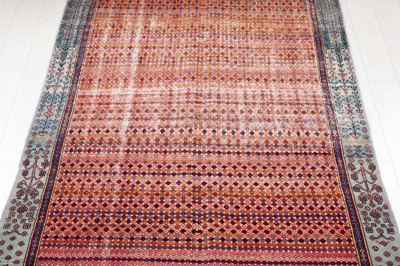 13' 3" x 5' 2" Excellent Hand-Knotted Antique Collectible Tribal Rug - Yasi & Fara 