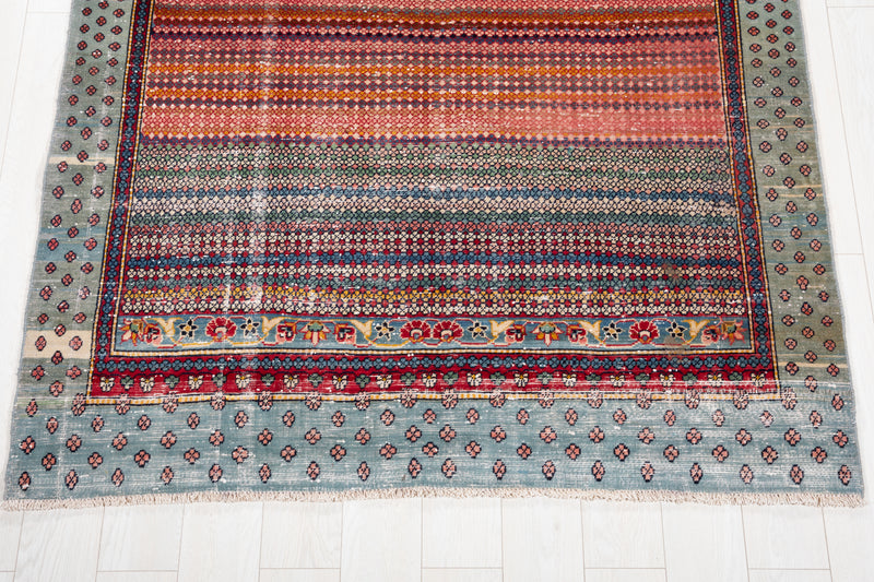 13' 3" x 5' 2" Excellent Hand-Knotted Antique Collectible Tribal Rug - Yasi & Fara 