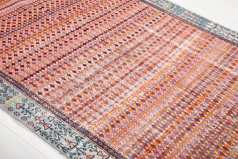 13' 3" x 5' 2" Excellent Hand-Knotted Antique Collectible Tribal Rug - Yasi & Fara 