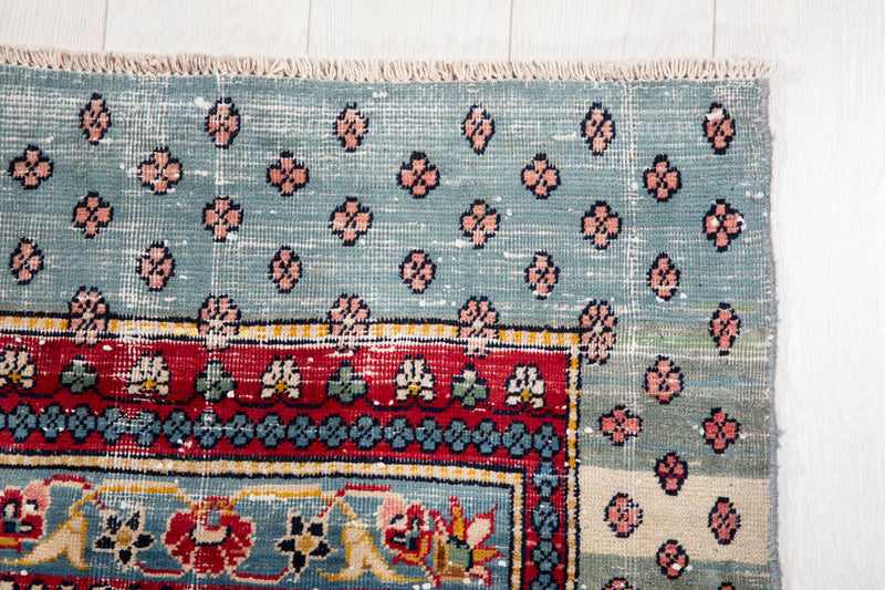 13' 3" x 5' 2" Excellent Hand-Knotted Antique Collectible Tribal Rug - Yasi & Fara 